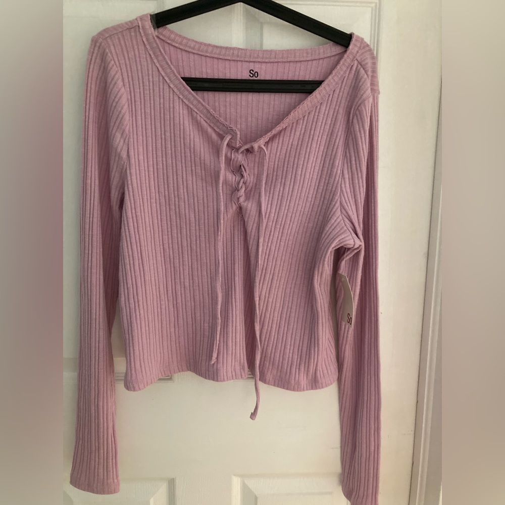 SO Junior’s Long Sleeved Top XXL light Purple